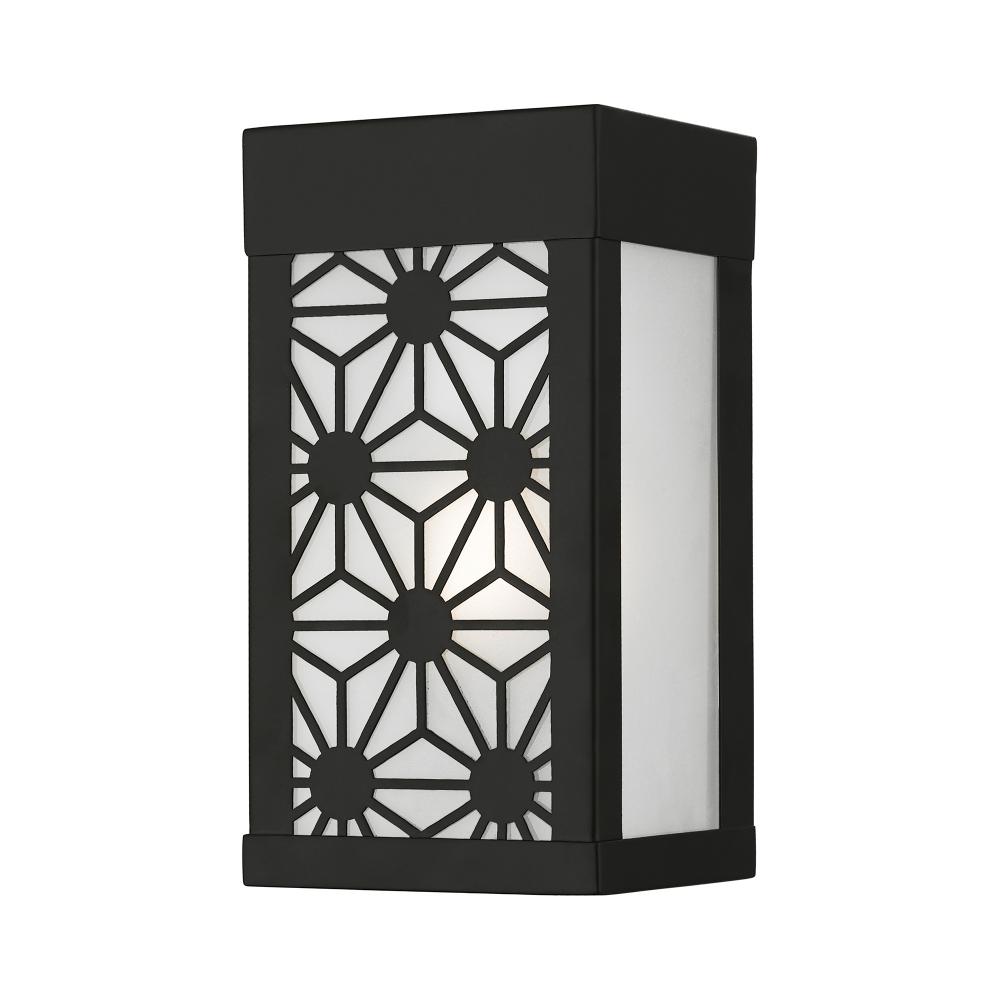 1 Light Black Outdoor ADA Small Sconce