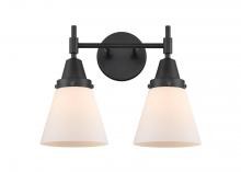 Innovations Lighting 447-2W-BK-G61-LED - Cone - 2 Light - 15 inch - Matte Black - Bath Vanity Light