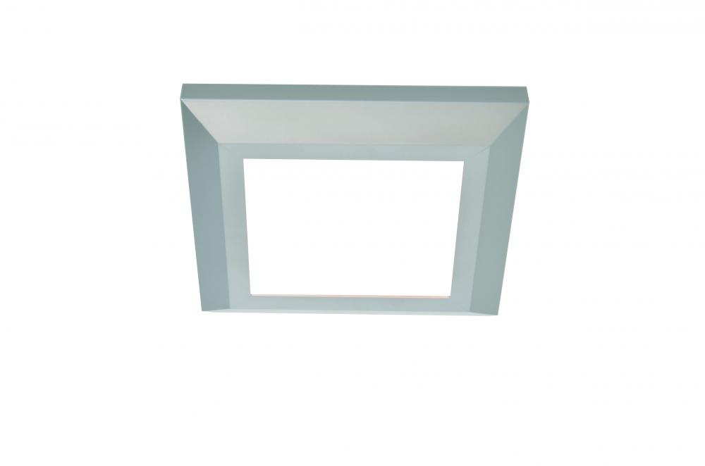 Atlas LED Square Surface Mount - 18'' - Satin Nickel