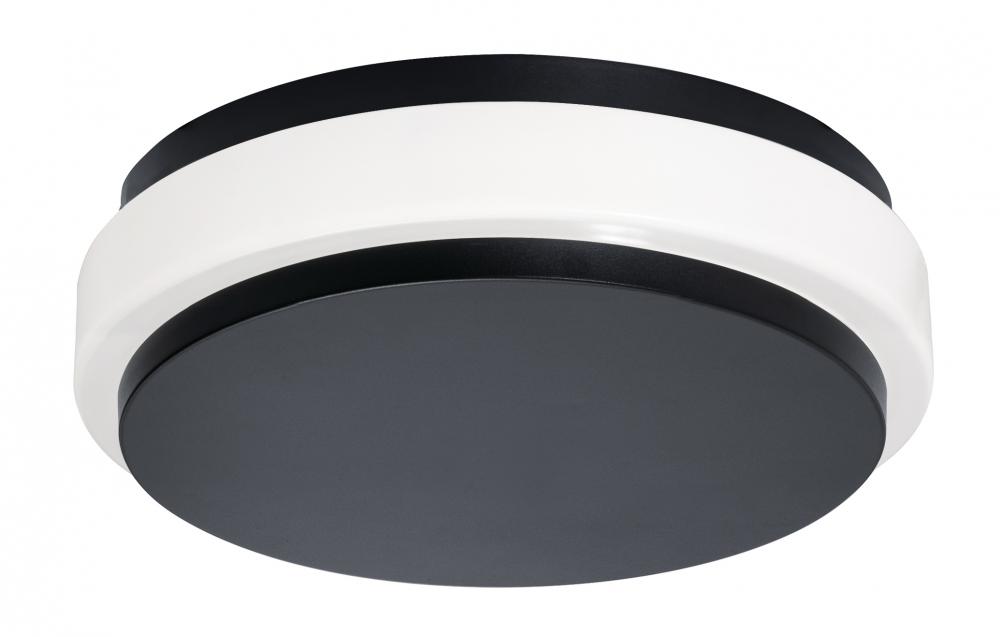 Eris 10'' LED Flush Mount,120-277V,20W,5 CCT,BK