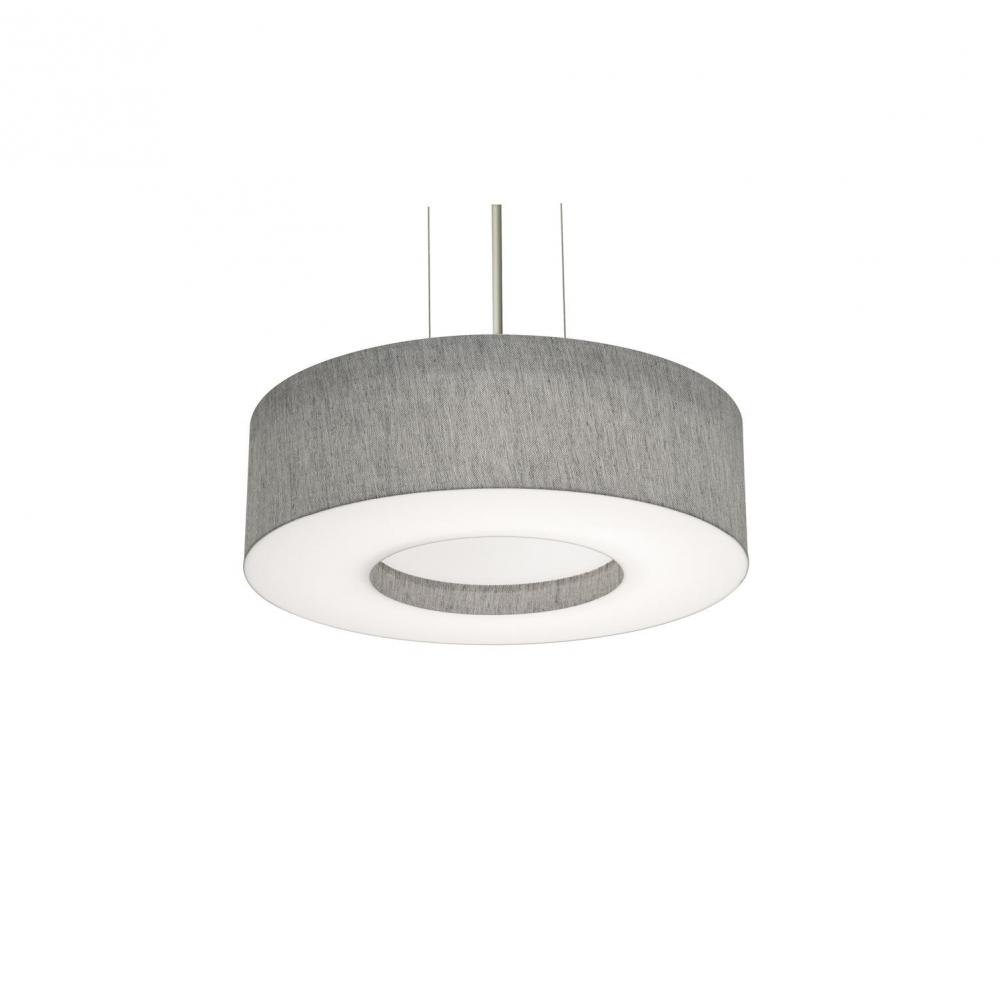 Montclair 15'' Med Base Pendant - SN w/ GY