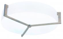 AFX Lighting, Inc. APF1524LAJUDWG-LW - Apex 17'' LED Ceiling - Weathered Grey Finish - Linen White Shade