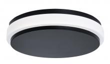 AFX Lighting, Inc. EISF14LAJUDBK - Eris 14'' LED Flush Mount,120-277V,26W,5 CCT,BK