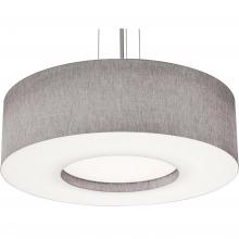 AFX Lighting, Inc. MCP3044MBSN-GY - Montclair 30'' Med Base Pendant,SN w/ GY