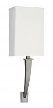 AFX Lighting, Inc. SHS061807LAJUDSNLA - Sheridan LED Sconce - SN w/ Linen