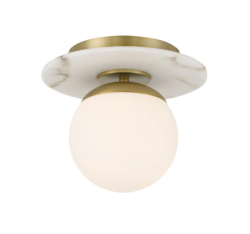 1 LIGHT SEMI FLUSH MOUNT