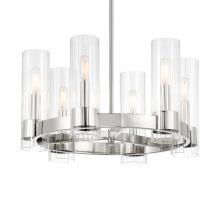 Minka-Lavery 3895-77 - 6 LIGHT CHANDELIER