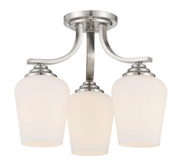 Minka-Lavery 4926-84 - 3 LIGHT SEMI FLUSH / CHANDELIER