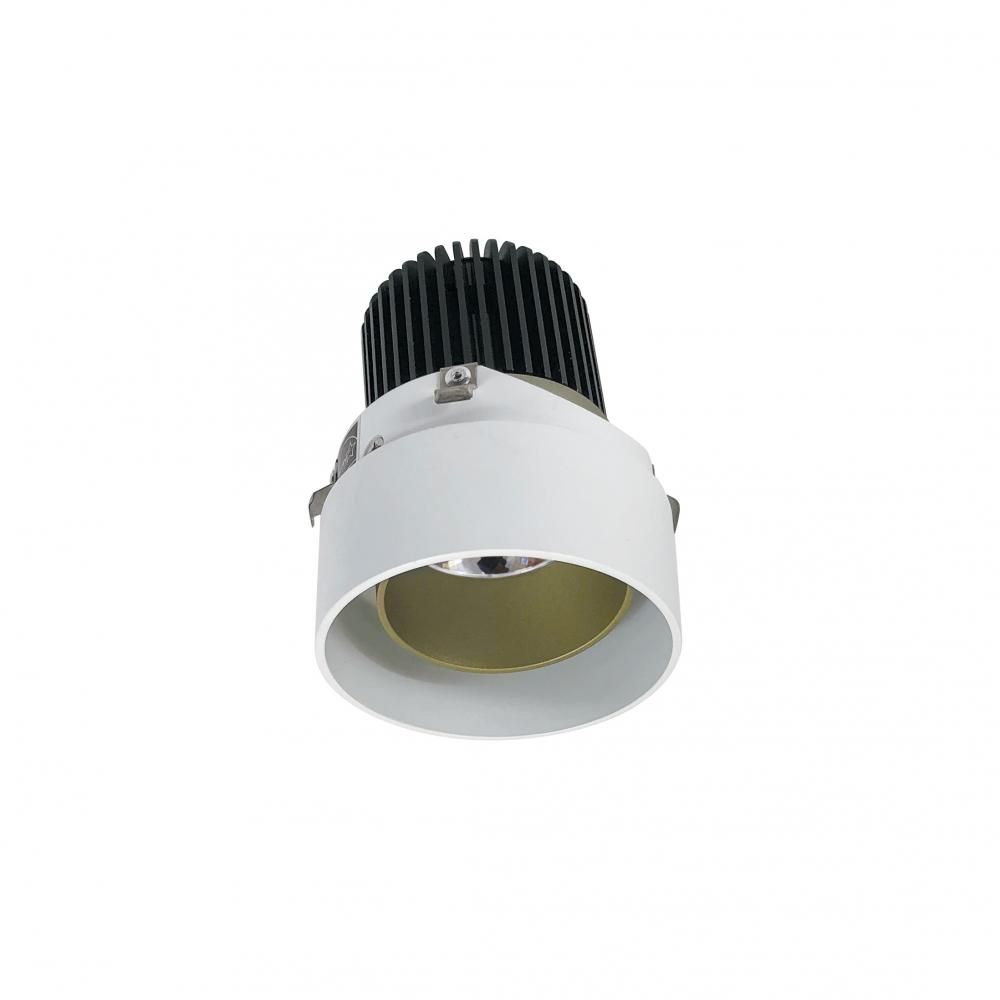 2" Iolite LED Round Trimless Downlight, 10-Degree Optic, 800lm / 12W, 3500K, Matte Powder White