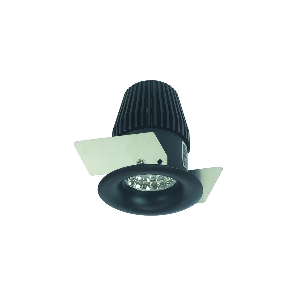 1" Iolite LED BWF Round Bullnose, 600lm, Comfort Dim, Black Reflector / Black Flange