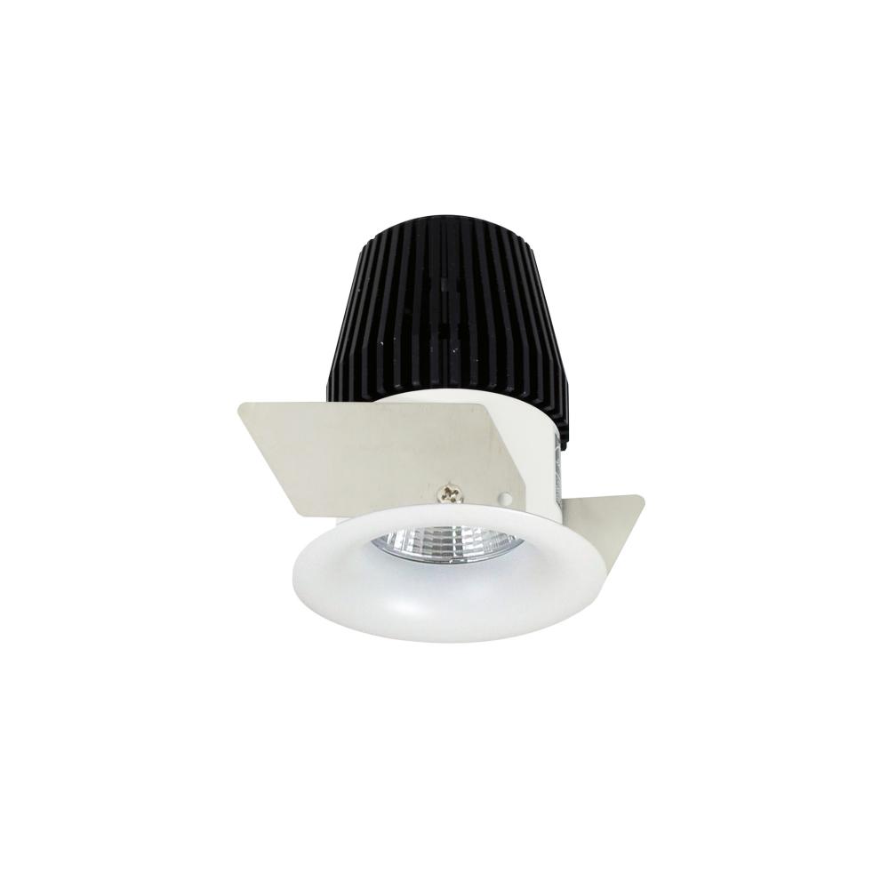 1" Iolite LED NTF Round Bullnose, 600lm, 3500K, Matte Powder White finish