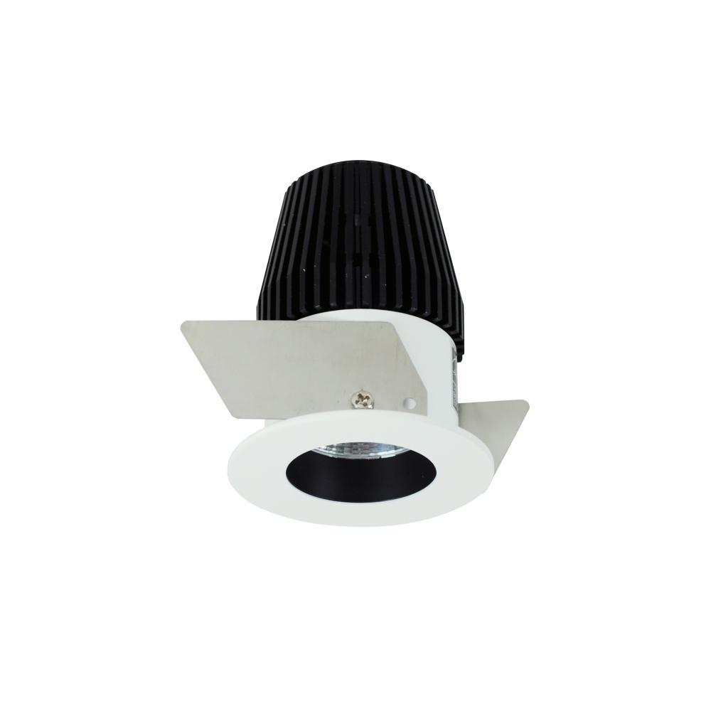1" Iolite LED NTF Round Reflector, 600lm, Comfort Dim, Black Reflector / White Flange