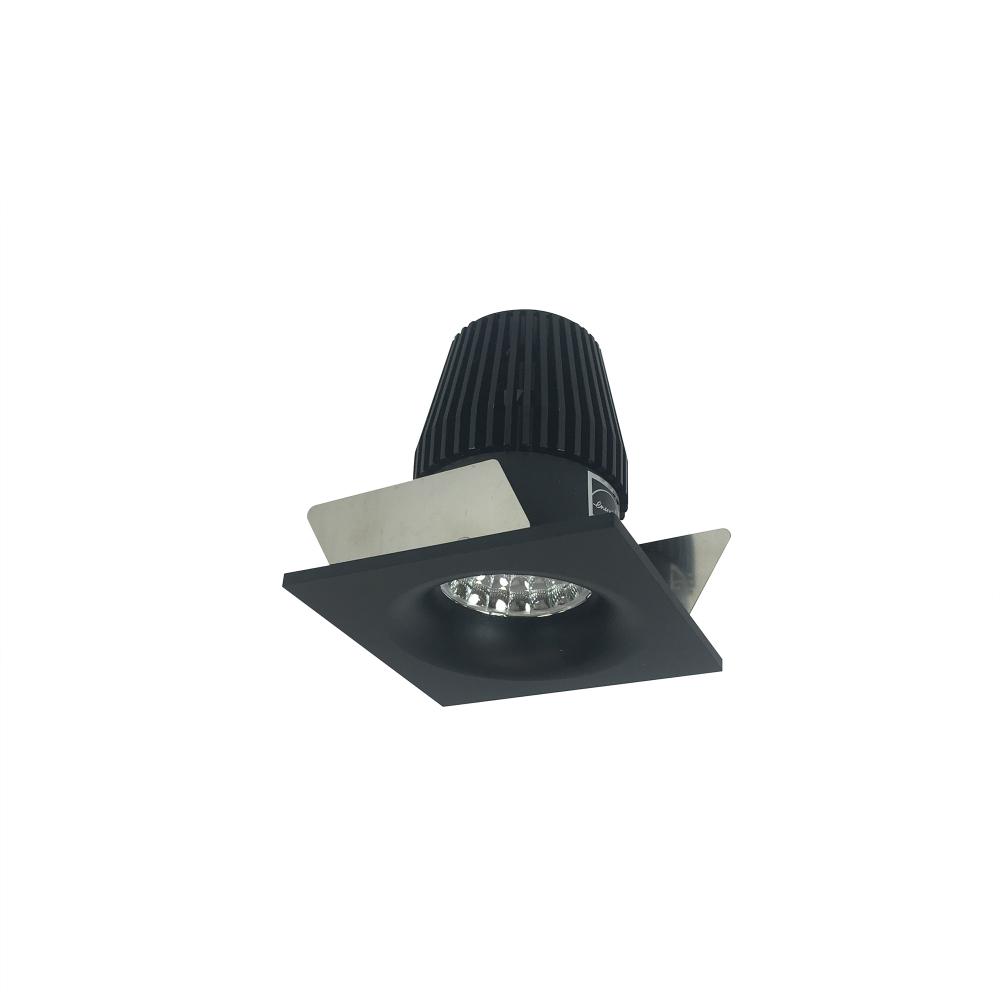 1" Iolite LED BWF Square Bullnose, 600lm, Comfort Dim, Black Reflector / Black Flange