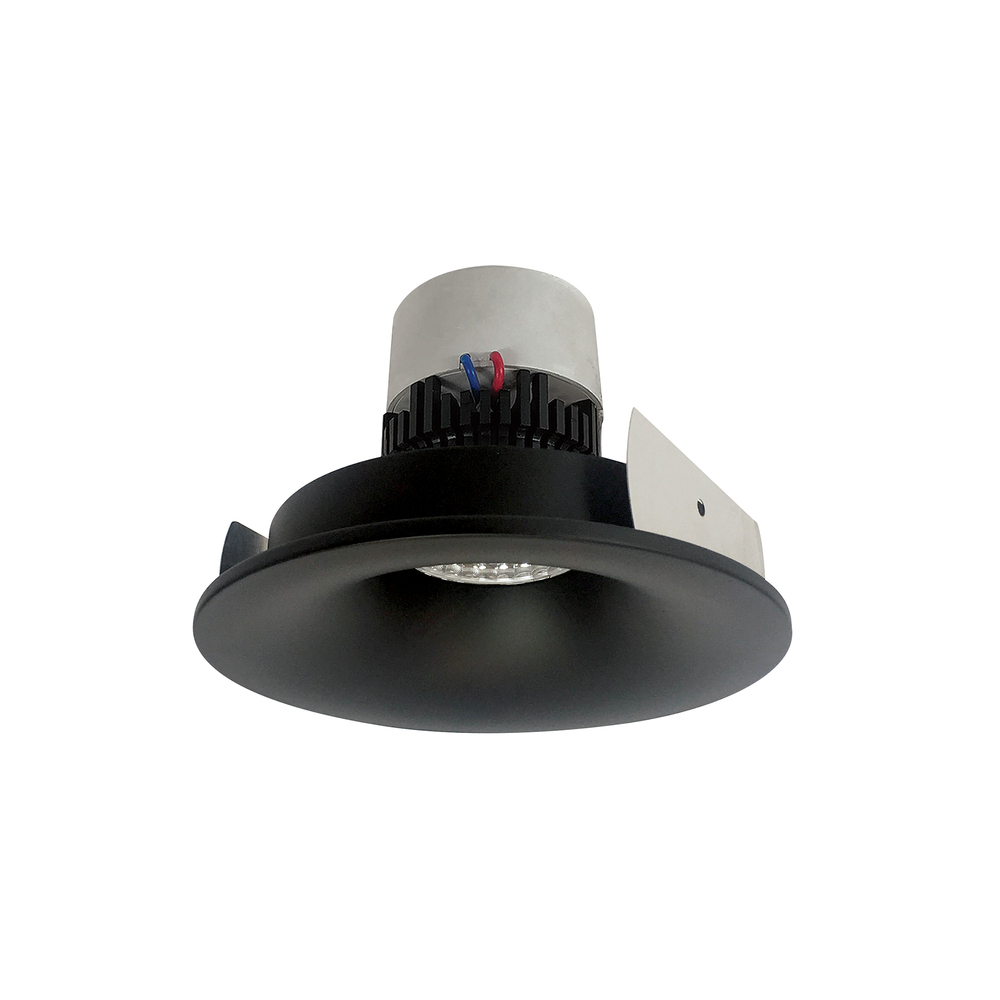 4" Pearl LED Round Bullnose Retrofit, 800lm / 12W, Comfort Dim, Black Finish