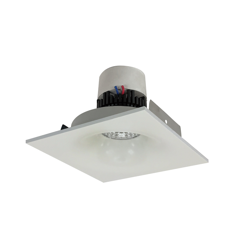 4" Pearl LED Square Bullnose Retrofit, 1000lm / 12W, 4000K, White Finish