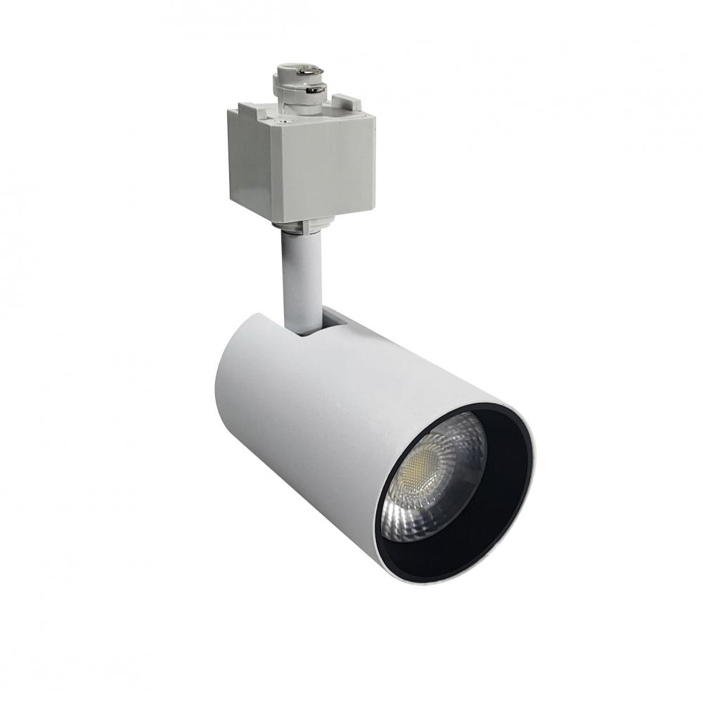 MAX Mini LED Track Head, 1000lm / 13W, 2700K, Narrow Flood optic, White finish