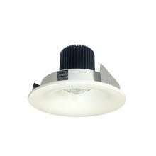 Nora NIO-4RNB50XWW - 4" Iolite LED Round Bullnose, 800lm / 14W, 5000K, White Finish