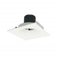 Nora NIO-4SNB27QWW - 4" Iolite LED Square Bullnose, 10-Degree Optic, 800lm / 12W, 2700K, White Finish