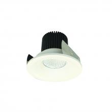 Nora NIOB-2RNB35XWW/10 - 2" Iolite LED Round Bullnose, 1000lm / 14W, 3500K, White Finish