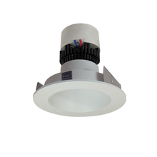 Nora NPR-4RNDC30XWW - 4" Pearl LED Round Retrofit Reflector, 1000lm / 12W, 3000K, White Reflector / White Flange