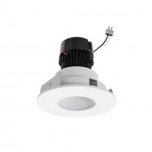 Nora NPRLV-4RPH30XMPW - 4" Pearl Low Voltage LED Round Pinhole Retrofit, 950lm / 11W, 3000K, Matte Powder White Pinhole