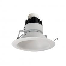 Nora NRMC3-61L130FMPW - 6" Marquise III Retrofit, Matte Powder White Reflector/Matte Powder White Flange, 120-277V;