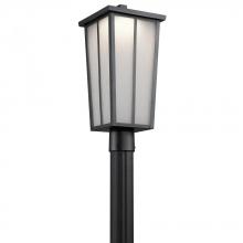 Kichler 49625BKTLED - Outdoor Post Mt 1Lt LED