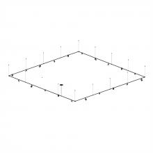 Sonneman SLS4239-K - 12' x 12' 1-Tier Path Square w/ Precise & Power Precise Cylinder Luminaires