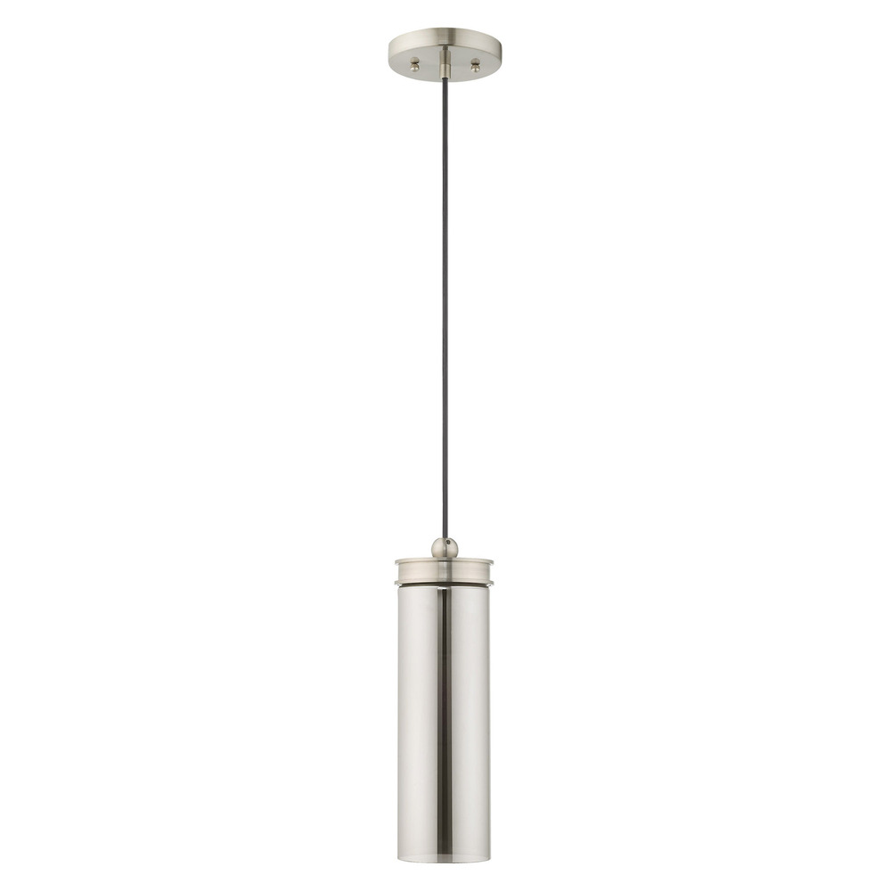 1 Lt Brushed Nickel Mini Pendant