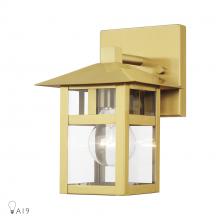 Livex Lighting 21321-32 - 1 Light Textured Black Small Outdoor Wall Lantern with Clear Glass