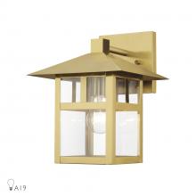 Livex Lighting 21323-32 - 1 Light Textured Black Large Outdoor Wall Lantern with Clear Glass