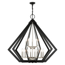 Livex Lighting 40928-04 - 15 Lt Black Foyer Chandelier