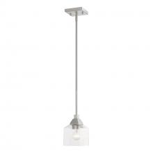 Livex Lighting 49761-91 - 1 Light Brushed Nickel Mini Pendant