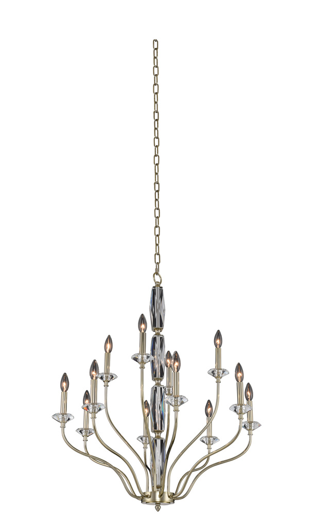 Savia 8 + 4 Light 2 Tier Chandelier