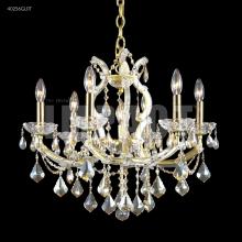 James R Moder 40256GL0GT - Maria Theresa 6 Light Chandelier