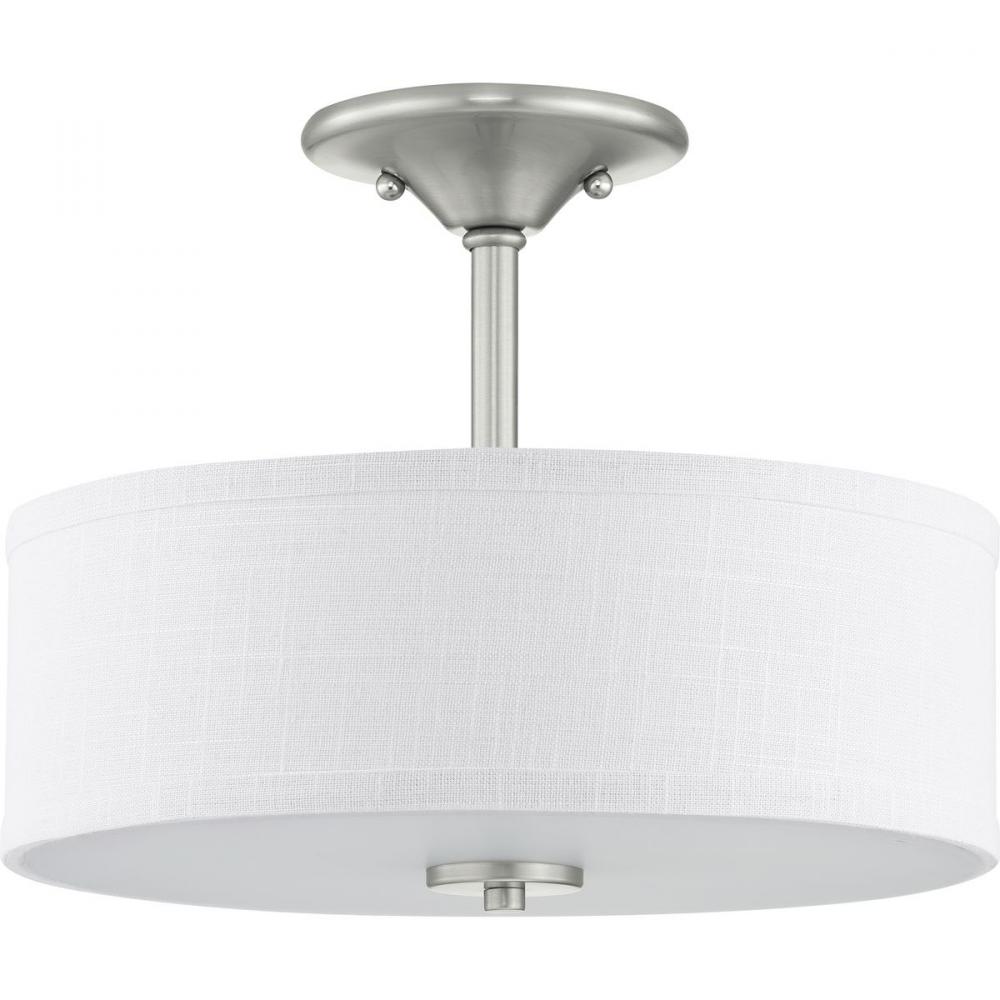 Inspire Collection 13" Two-Light Semi-Flush