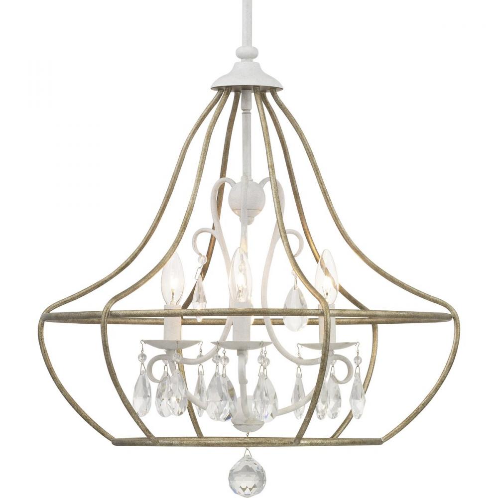 Fleurette Collection Three-Light Chandelier