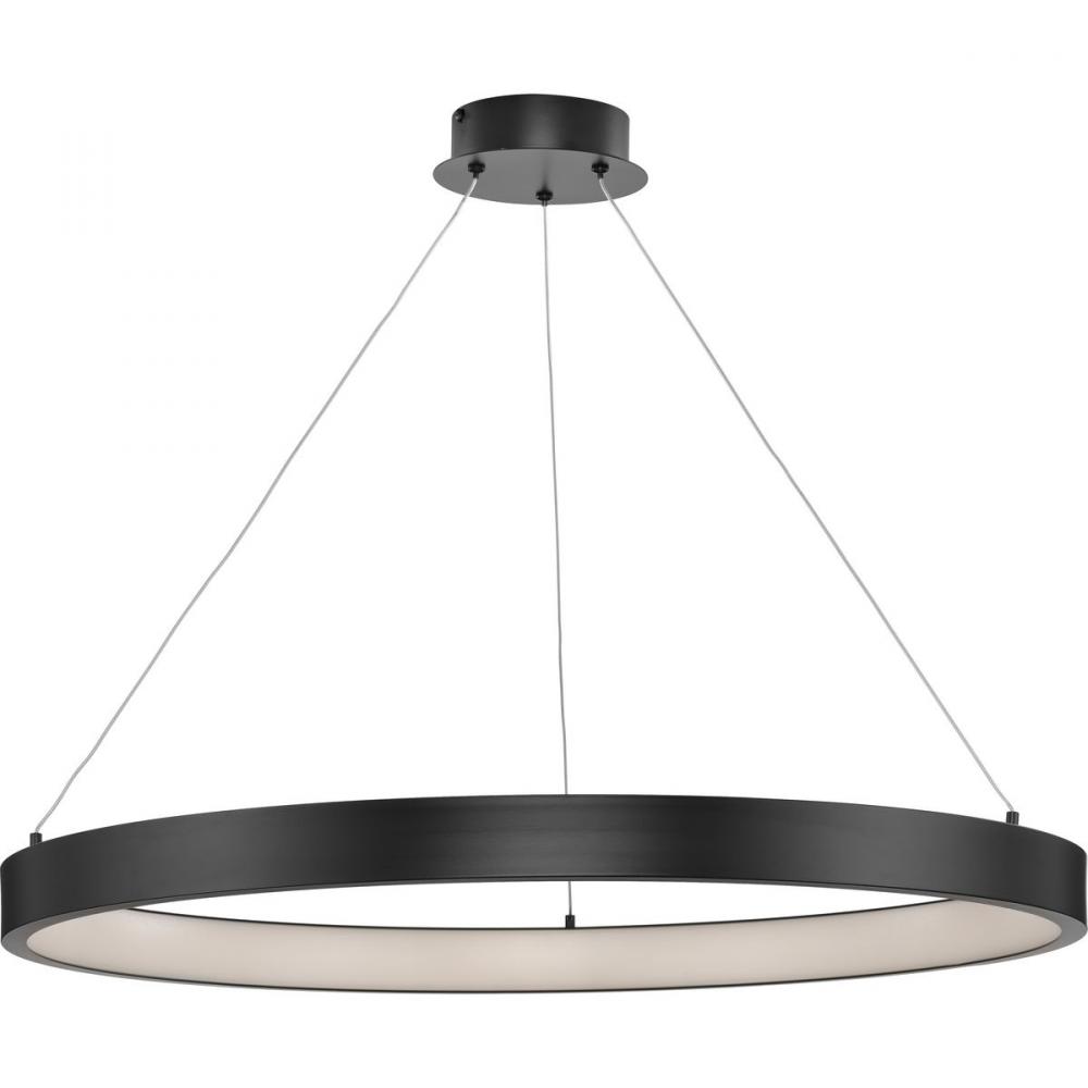 Inverse LED Collection Modern Matte Black Pendant