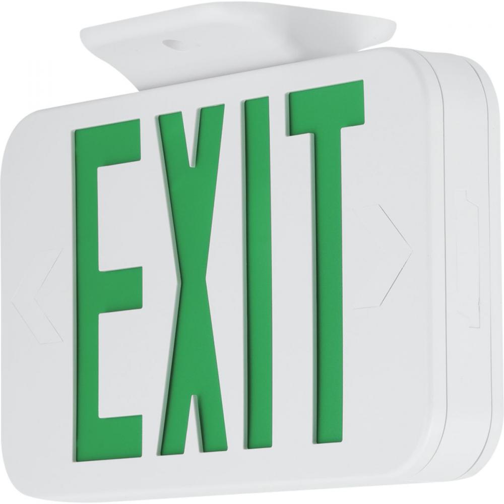 LED Emergency Exit Sign Green Letters