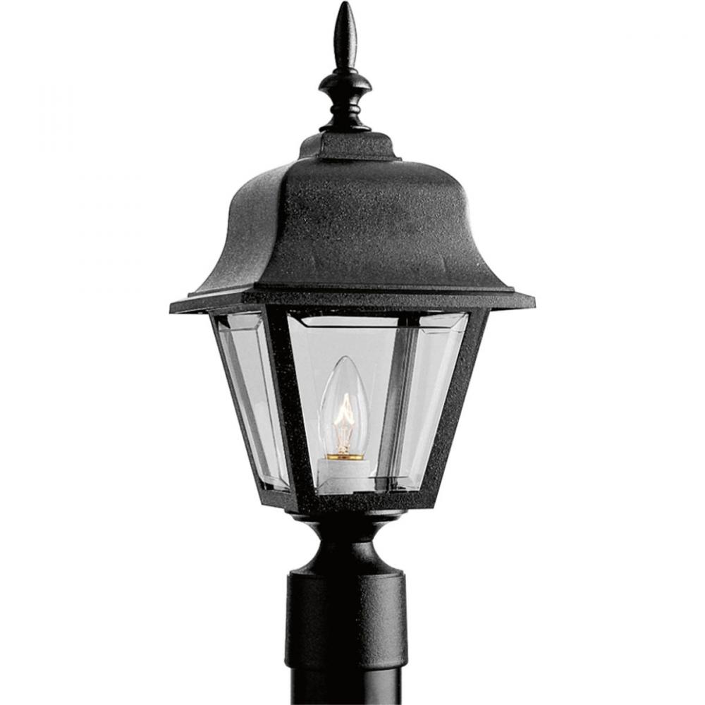 Non-Metallic Incandescent One-Light Post Lantern