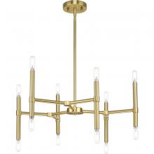 Progress P400339-191 - Arya Collection Twelve-Light Brushed Gold Luxe Chandelier