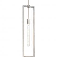 Progress P500444-009 - Boundary Collection One-Light Brushed Nickel Grey Washed Oak Modern Pendant