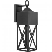 Progress P560317-031 - Birkdale Collection One-Light Modern Farmhouse Textured Black Outdoor Wall Lantern