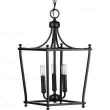  P500213-031 - Parkhurst Collection Black Three-Light Foyer