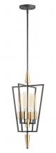 Maxim 11654BKSBR - Wings-Multi-Light Pendant