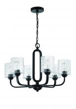 Craftmade 54226-FB - Collins 6 Light Chandelier in Flat Black