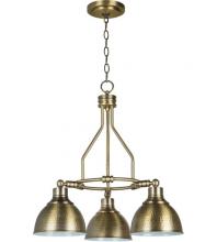 Craftmade 35923-LB - Timarron 3 Light Down Chandelier in Legacy Brass