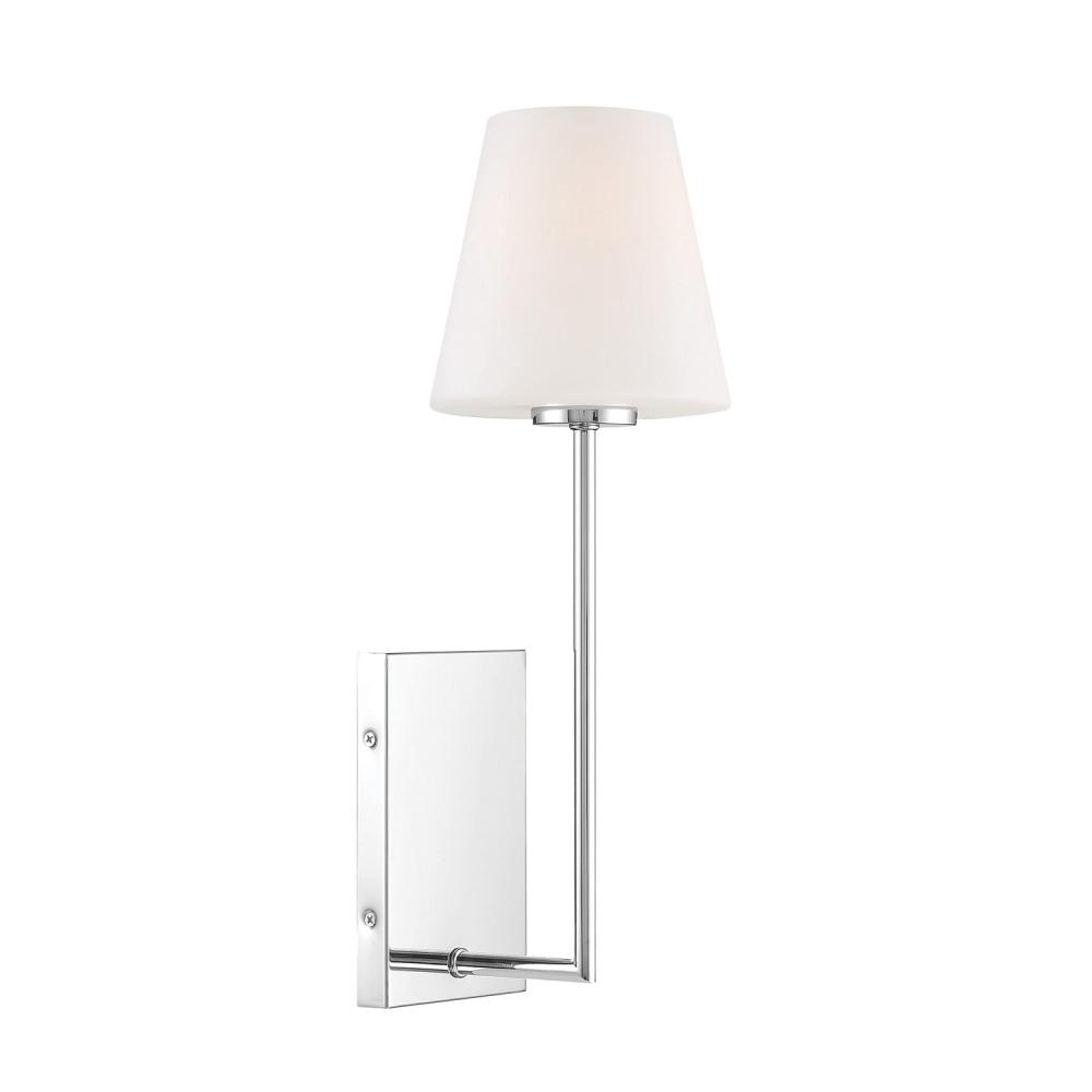 Lena 1 Light Polished Chrome Sconce