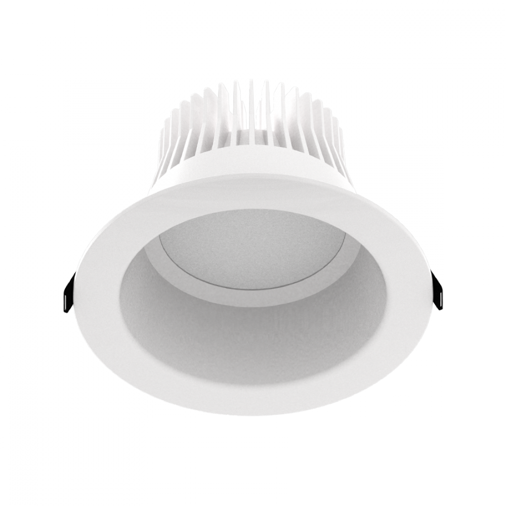 RECESSED DOWNLIGHTS 8030 LUMENS COMMERCIAL 82W 8 INCHES ROUND 80CRI 120V-277V WHITE