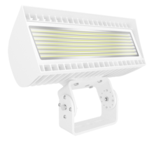 RAB Lighting FXLEDMTW/480 - FLOODLIGHTS 30305-45431 LUMENS FLEXFLOOD-M FIELD ADJUSTABLE 213-346W TRUNNION 5000K/4000K 480V WHI